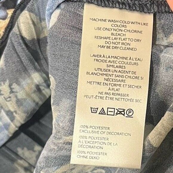 Free People Bad at Love Blouse Sheer Floral Ruffle Sleeve Lace Boho Fairy Whimsy - Picture 13 of 13